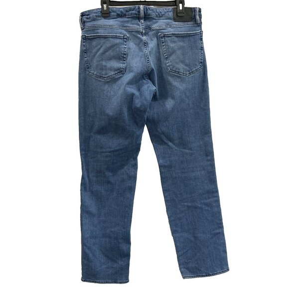 Bonobos Straight Leg Jeans Mens 36x32 Medium Wash Denim Relaxed Fit Stretch - Picture 2 of 5